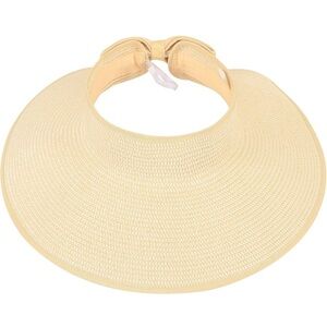 Sun Hats for Women Fashionable Womens Wide Brim Hat Roll-up Straw Sun Visor Hat